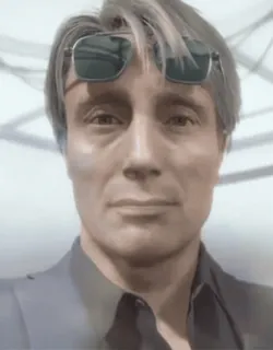 😉 Cliff Unger Death Stranding Mads Mikkelsen, Death Stranding, Personaje, Videojuego, Cliff telegram sticker