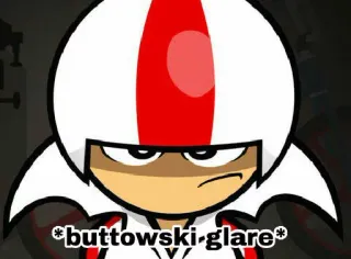 👀 Kick Buttowski Kick Buttowski: Suburban Daredevil buttowski-glare Мультфильм, Злой, Свирепый взгляд, Бутовски, Персонаж telegram sticker