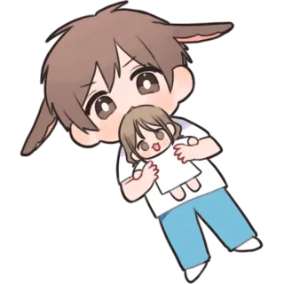 ☺️ 만화, 귀여운, 애니메이션, 치비, 일러스트 telegram sticker