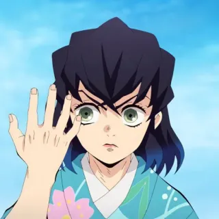 👺 Inosuke Hashibira Demon Slayer Anime, Demon Slayer, Inosuke, Inosuke Hashibira, Personnage, Illustration, Sticker telegram sticker