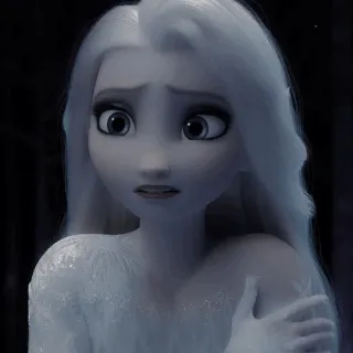 🌨 Elsa Frozen Elsa, La Reine des Neiges, Disney, Film, Personnage, Animation telegram sticker