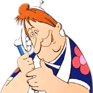 😜 мультфильм, женщина, душ, домохозяйка whatsapp sticker
