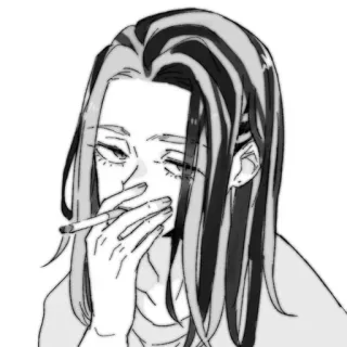 🔫 吸烟, 香烟, 动漫, 漫画 telegram sticker