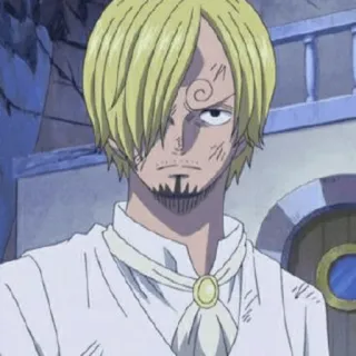 🎷 Sanji One Piece Anime, One Piece, Sanji, Koch, Pirat whatsapp sticker
