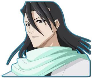 😒 Byakuya Kuchiki Bleach Anime, Mangá, Bleach, Byakuya Kuchiki, Personagem whatsapp sticker