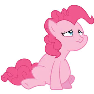 😶 Pinkie Pie My Little Pony Мультик, Пони, Розовый, My Little Pony, Милый, Анимация telegram sticker