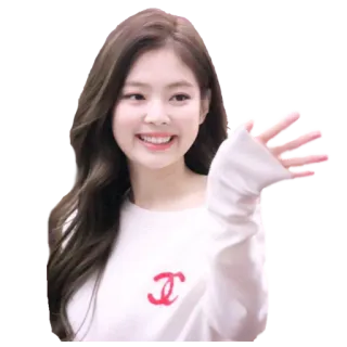👋 Jennie Kim Jennie, BLACKPINK, K-pop, Idool, Zangeres, Golf telegram sticker