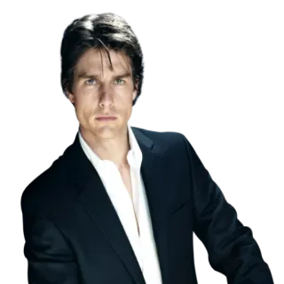 😶 Tom Cruise acteur, célébrité, homme, costume whatsapp sticker