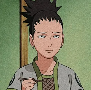 🎼 Shikamaru Nara Naruto Anime, Shikamaru, Naruto, Ninja, Manga, Personaje whatsapp sticker