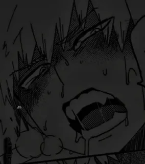 💫 Anime, Manga, Schweiß, Gesicht, Ausdruck telegram sticker