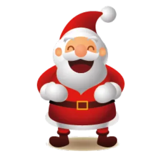 😁 Santa Claus Дед Мороз, Рождество, Праздник, С Рождеством, Празднование, Наклейка telegram sticker