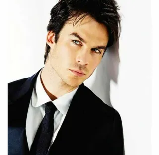 😕 Ian Somerhalder actor, celebridad, retrato, hombre, traje whatsapp sticker