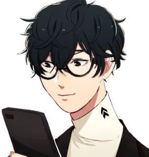 🤳 Joker Persona 5 Anime, Personaje, Videojuego, Persona 5, Joker, Atlus telegram sticker