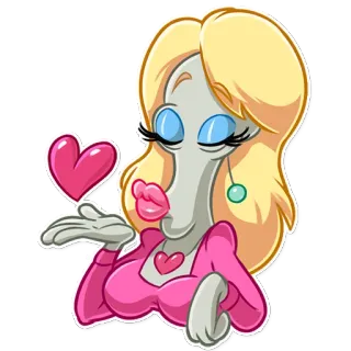 😘 Roger American Dad! roger, american dad, sticker, phim hoạt hình, người ngoài hành tinh, nhân vật telegram sticker