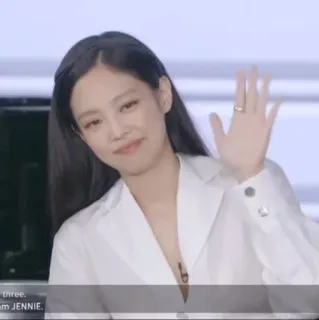 🕯 Jennie I'm JENNIE. kpop, female, wave, singer, person telegram sticker