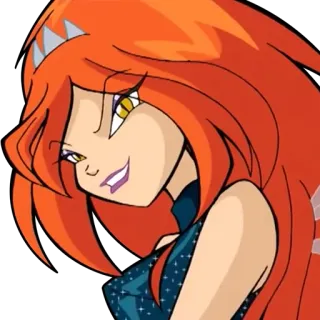 🔥 Bloom Winx Club winx club, wróżka, kreskówka, bloom, animowany telegram sticker