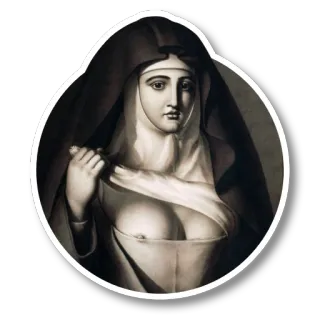 🍳 religieuse, offensant, religieux, art, historique telegram sticker