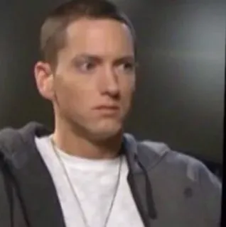 🖇 Eminem rapper, musician, celebrity, portrait telegram sticker