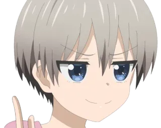😄 Uzaki Hana Uzaki-chan Wants to Hang Out! Аниме, девушка, самодовольный, Uzaki-chan Wants to Hang Out!, Узаки Хана, милая telegram sticker