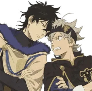 Black Clover @AnimeLibrary_Stickers whatsapp stickers