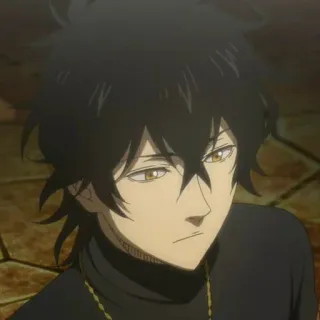🥑 Yuno Black Clover Anime, Mangá, Personagem, Yuno, Black Clover telegram sticker