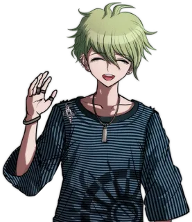 ✋ Rantaro Amami Danganronpa V3: Killing Harmony Anime, Gra, Postać, Rantaro Amami, Danganronpa whatsapp sticker