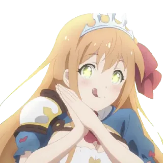 🤩 Anime, Desenho animado, Bonito, Princesa, Menina, Personagem, Kawaii telegram sticker