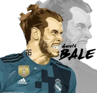 🏴󠁧󠁢󠁷󠁬󠁳󠁿 Gareth Bale Gareth BALE bóng đá, vận động viên, bóng đá, thể thao, cầu thủ, Real Madrid telegram sticker