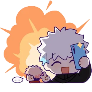📸 ...... Desenho animado, Anime, Feliz, Adesivo, Fofo, Mangá whatsapp sticker