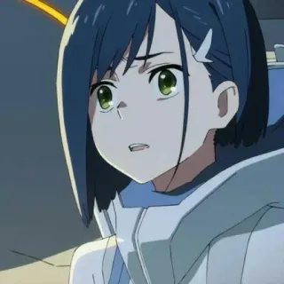 🌤 Ichigo Darling in the Franxx 动漫, 角色, 肖像, 草莓, Darling in the Franxx telegram sticker