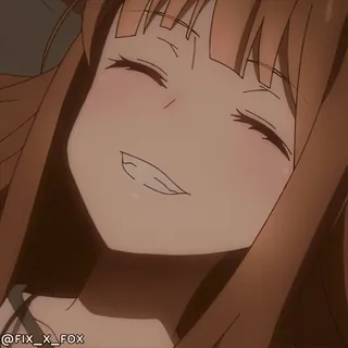 😁 Holo Spice and Wolf @fox_mi_fox whatsapp sticker