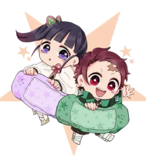 🌟 Anime, Cartone animato, Chibi, Kawaii, Personaggi, Carino, Arte digitale telegram sticker