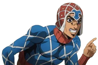😁 Guido Mista JoJo's Bizarre Adventure Anime, Manga, Personnage, Guido Mista, JoJo's Bizarre Adventure whatsapp sticker