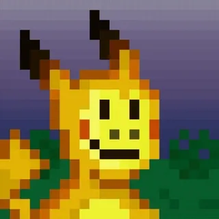 β‘οΈ Pikachu pokemon, pikachu, anime, cartoon, game, pixel art telegram sticker