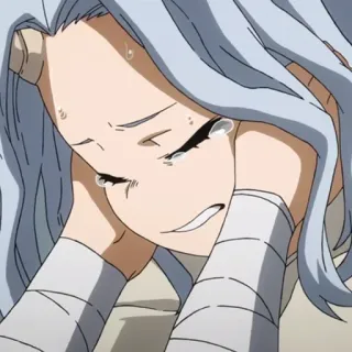 😭 Eri My Hero Academia Эри, Моя геройская академия, аниме, манга, грустно, плачет whatsapp sticker