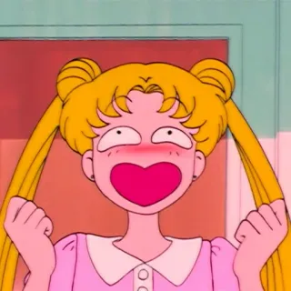 🌙 Sailor Moon Anime, Manga, Cartoon, Sailor Moon, Grappig, Gek telegram sticker