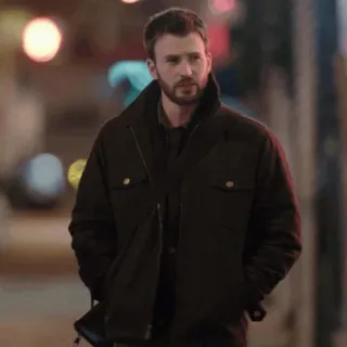 🦇 Chris Evans Chris Evans, attore, celebrità, ritratto, uomo, barba telegram sticker