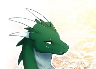 😏 Drache, grün, Fantasy, Kreatur, Reptil whatsapp sticker