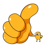 Jake Dog 🐕 @CastilosAnimatedEmojis telegram emojis 👍