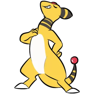 🤩 Ampharos pokemon, ampharos, electric type, video game, character whatsapp sticker
