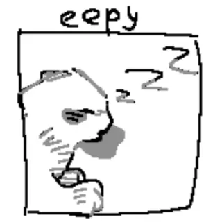 💉 eepy telegram sticker