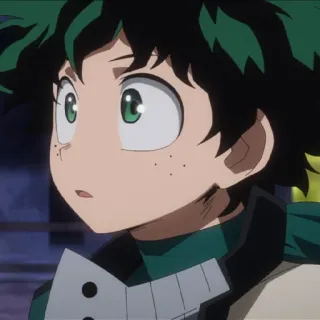 🥦 Izuku Midoriya My Hero Academia anime, manga, hero, my hero academia, deku, izuku midoriya telegram sticker