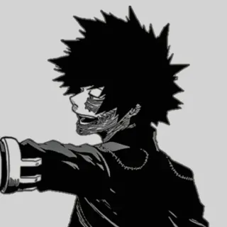 ⚡️ Dabi My Hero Academia 다비, 나의 히어로 아카데미아, 애니메이션, 만화, 빌런 telegram sticker