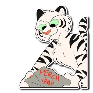 😈 PERCH
TRAP 고양이, 백호, 동물, 새덫 telegram sticker