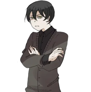 😠 Anime, Cartoon, Figur, Mann, Typ telegram sticker