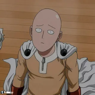 📎 Saitama One-Punch Man Anime, Saitama, One-Punch Man, Héroe, Manga telegram sticker