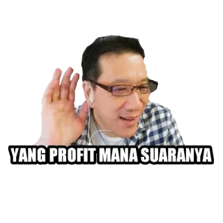 🍻 YANG PROFIT MANA SUARANYA telegram sticker
