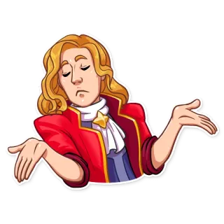 🤷 пожимает плечами, равнодушный, мужчина, исторический, королевский, человек whatsapp sticker