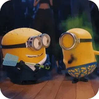 ๐ Minions Despicable Me minions, despicable me, funny, slapstick, dancing, animated, comedy, movie telegram sticker