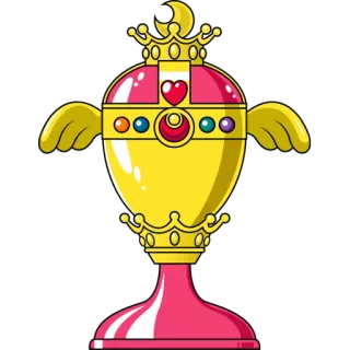 ⚱ セーラームーン, 聖杯, アニメ, 魔法, 聖杯 telegram sticker